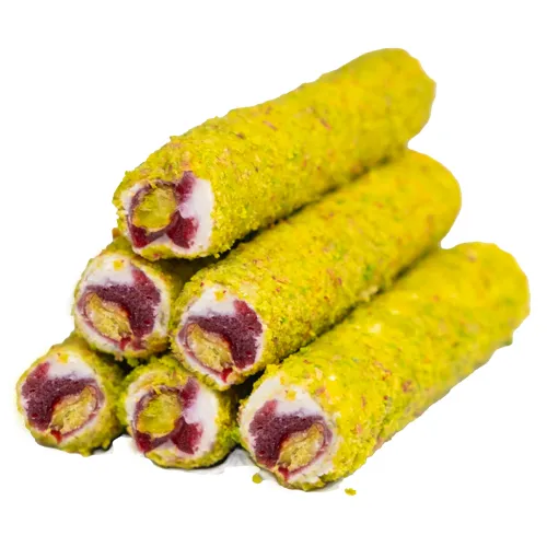 Toz Fıstıklı İnce Parmak Lokum