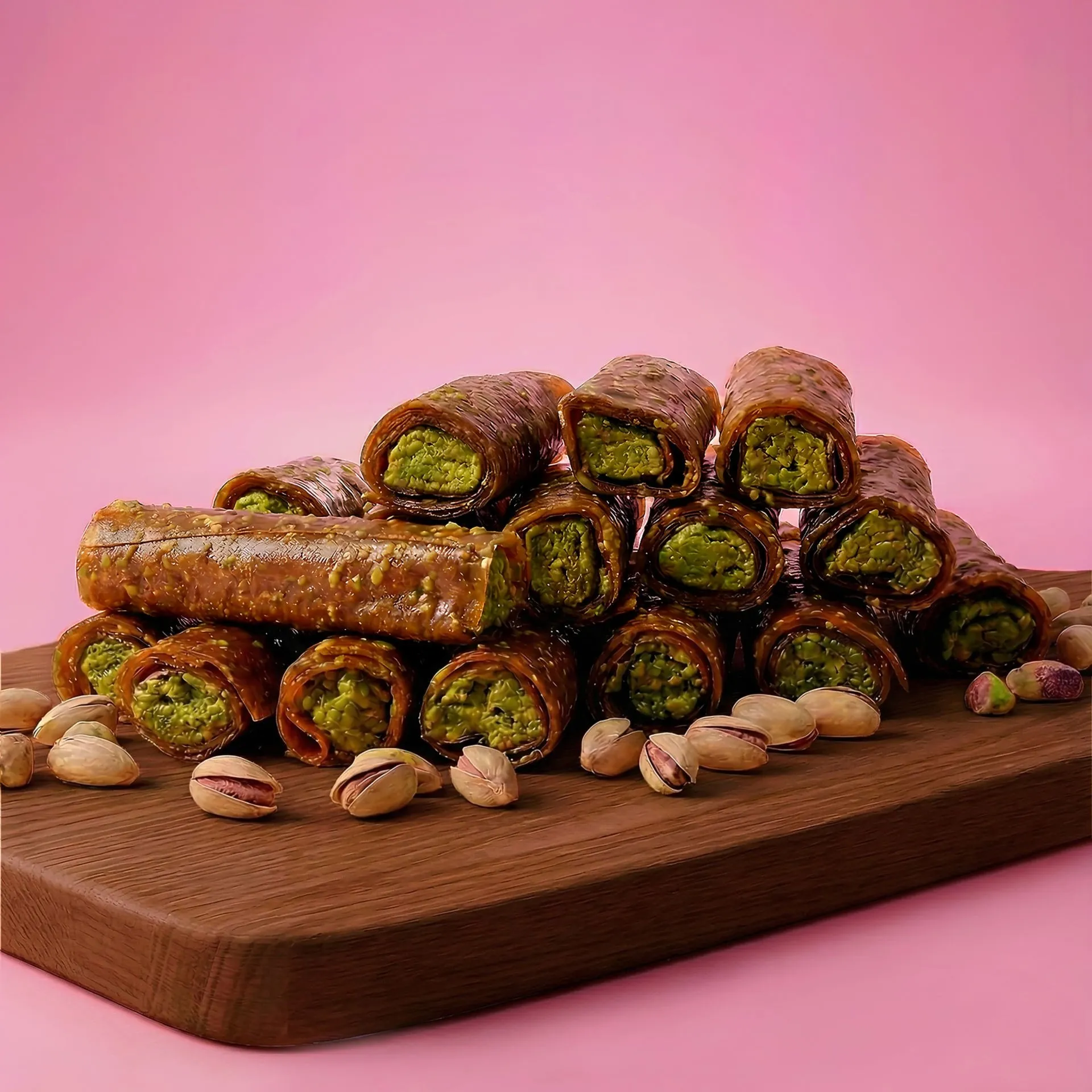 Rulo Pestil - Antep Fıstıklı - Glutensiz - Rafine Şeker İlavesiz 300 gr